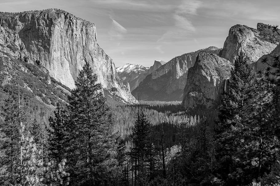 panoramic, mountain, nature, landscape, mountain peak, valley HD wallpaper