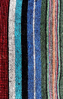 multicolored vertical striped textile, texture, mexican, colors HD wallpaper