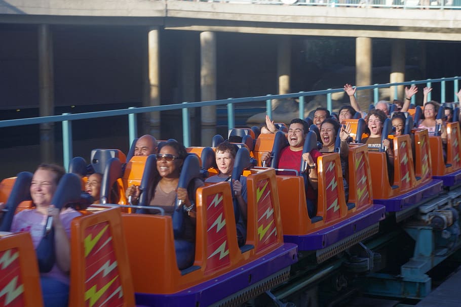 california, adventure, roller, coaster, ride, amusement, park HD wallpaper