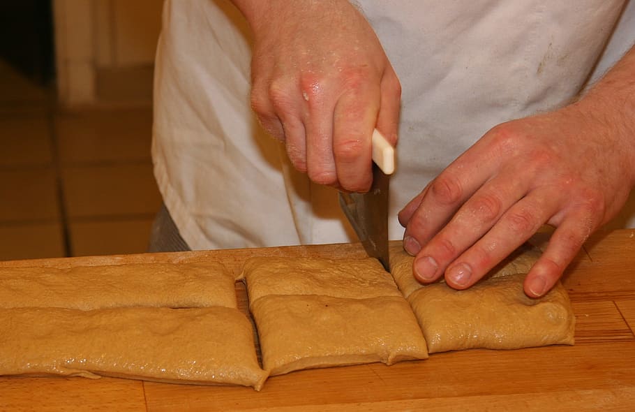 Bread, Italian, Dining, ciabattastykker, food, craft, piece HD wallpaper