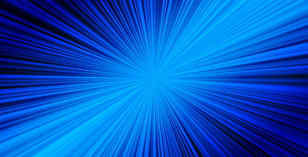 blue and white wallpaper, rays, pattern, center, abstract, outbreak HD wallpaper
