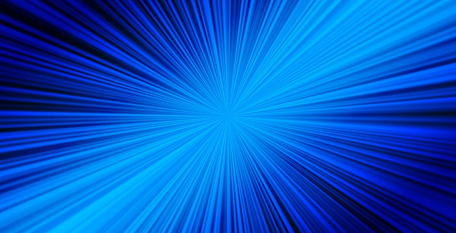 blue and white wallpaper, rays, pattern, center, abstract, outbreak HD wallpaper