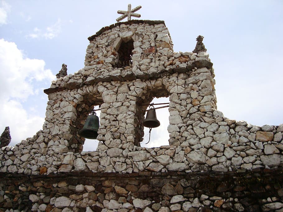 church, stone, facade, old, architecture, built structure, low angle view HD wallpaper