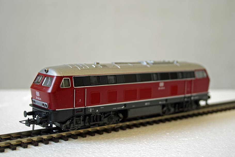 model railway, diesel locomotive, 1960 years, scale h0, train, HD wallpaper