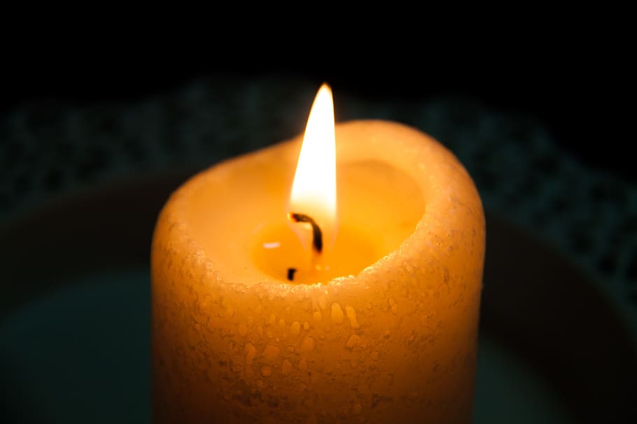 candle, light, flame, decoration, christmas, dark, close-up HD wallpaper