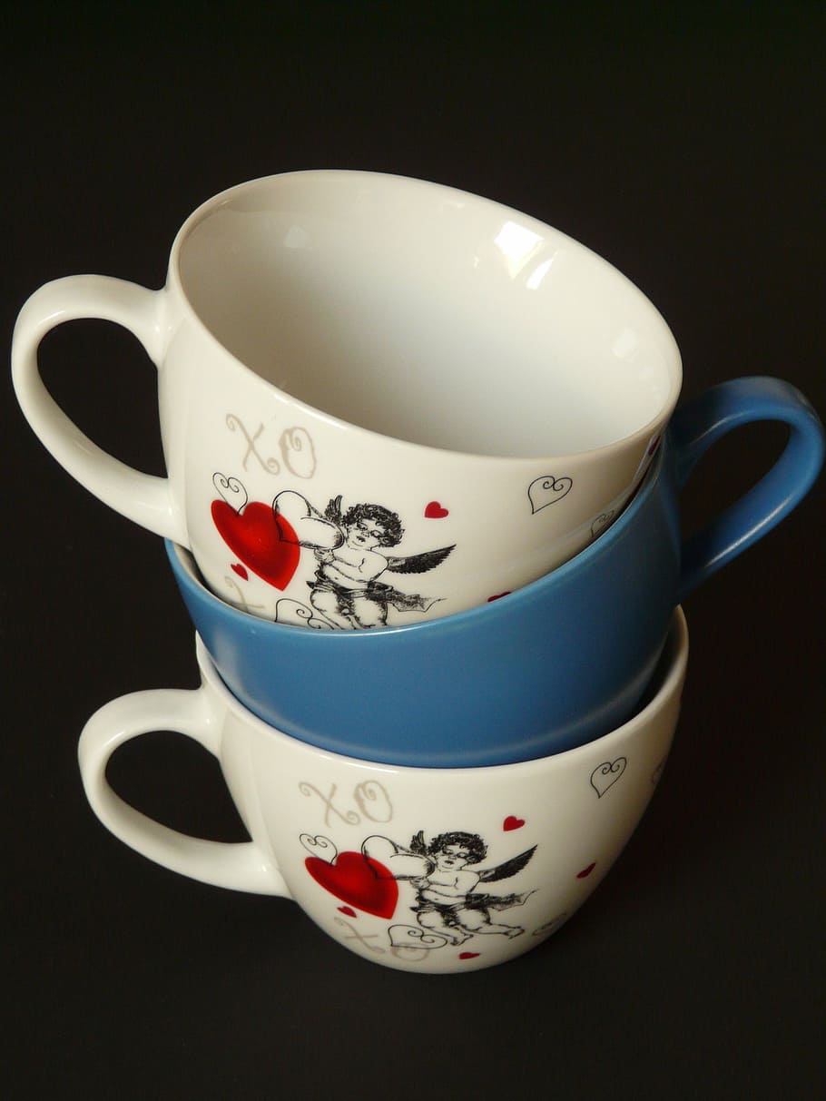 cup, drink, coffee, coffee cup, love, heart, herzchen, romance HD wallpaper