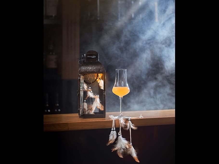 whisky, smoke, fire, animal, animal themes, smoke - physical structure HD wallpaper