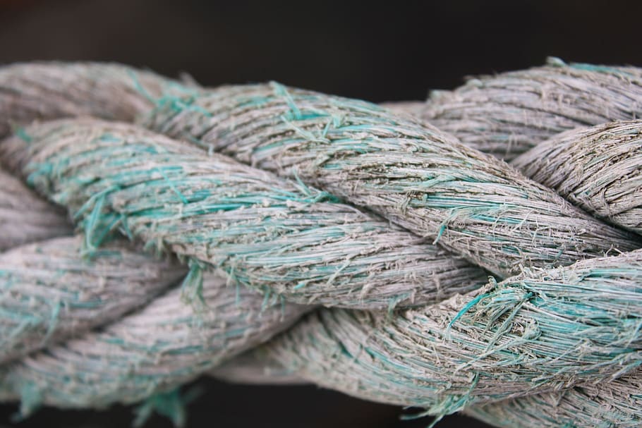 rope, texture, braided, rough, green, blue, maritime, rep, thread HD wallpaper