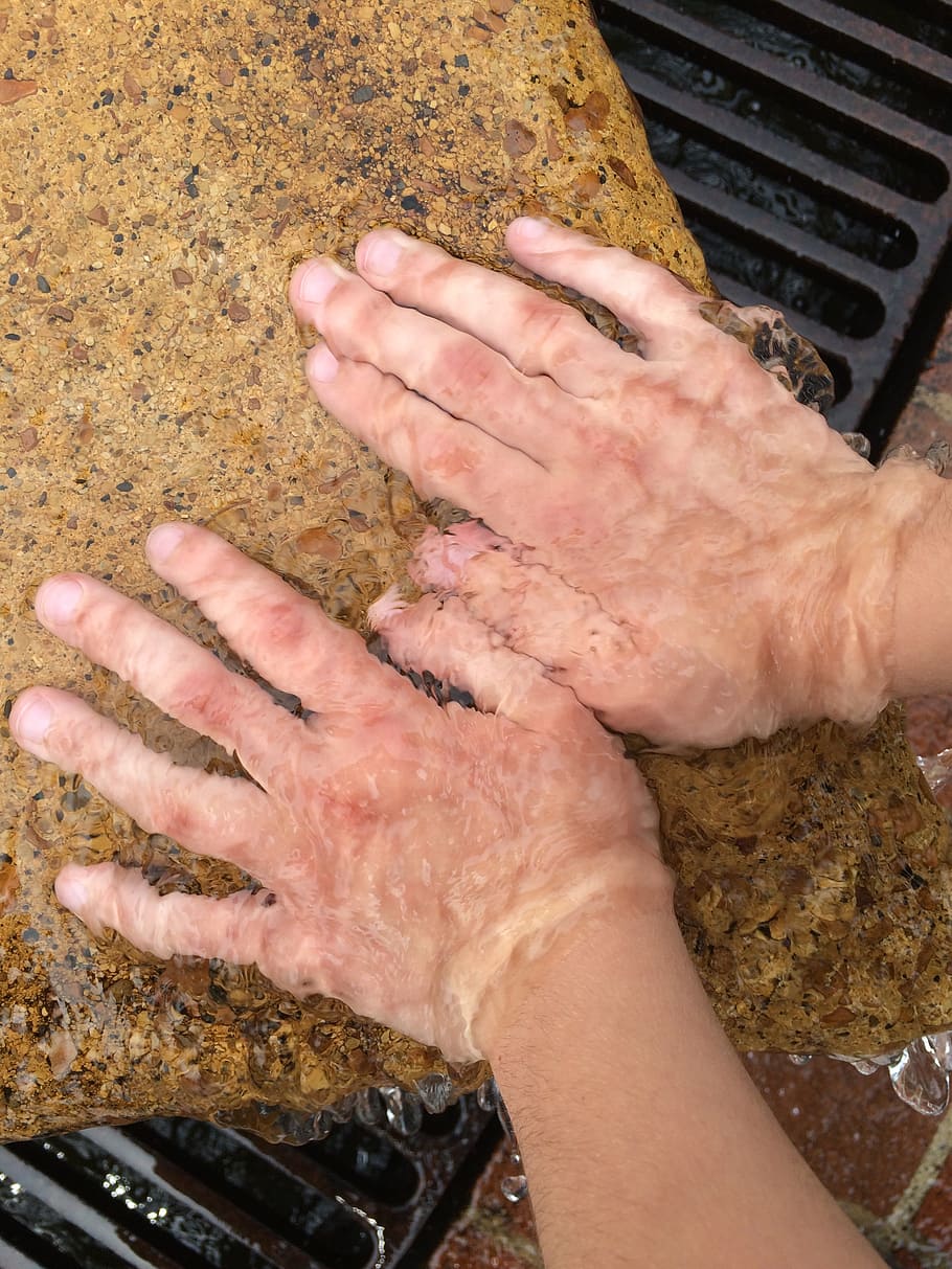 children, hands, water, human hand, real people, two people HD wallpaper