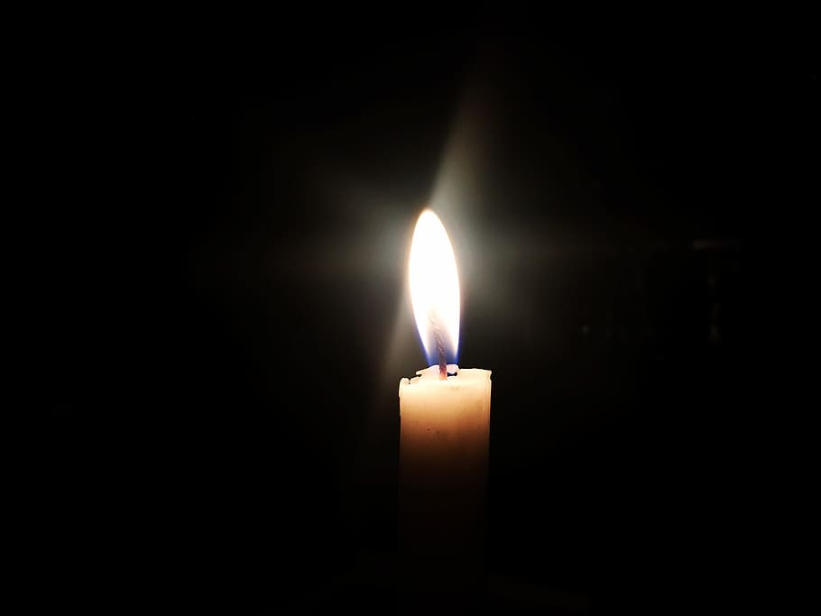 lighted candle, Torch, flame, fire - Natural Phenomenon, burning HD wallpaper