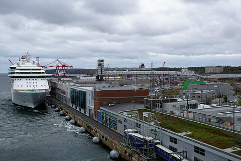 Port, Halifax, Canada, arhitecture, storm, winter, autumn, water HD wallpaper