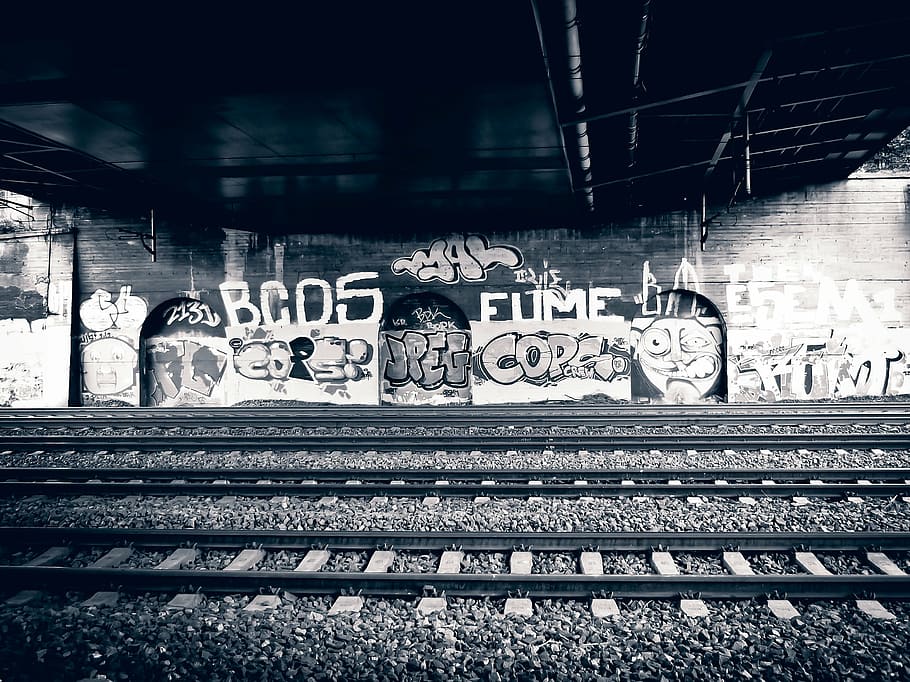 train, gleise, seemed, threshold, railway, gravel, railroad track HD wallpaper