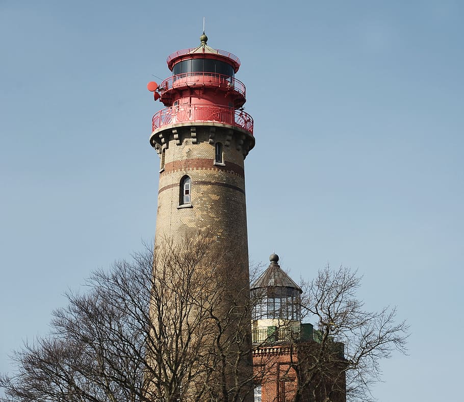 Lighthouse, Cape Arkona, Coast, rügen island, tower, stone tower, HD wallpaper