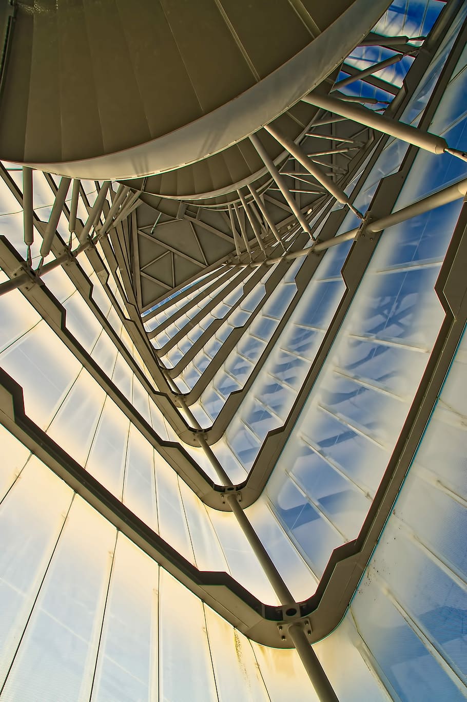 high-rise building, architecture, structure, windows, tower HD wallpaper