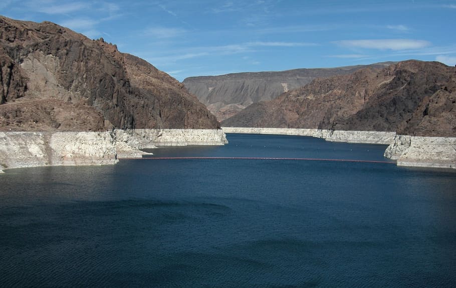 Lake, Mead, Hoover, Dam, Nevada, Water, river, colorado, usa, HD wallpaper