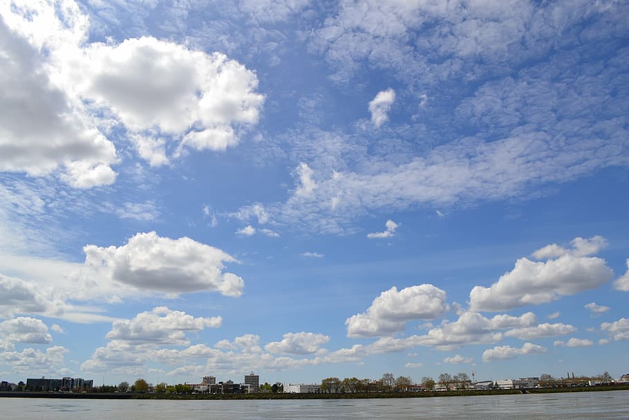 sky, cloud, cloudy sky, city, bordeaux, nature, blue, cloud - Sky HD wallpaper