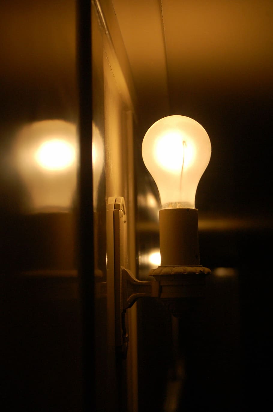Light, Lightbulb, Wall, Conceptual, illuminated, lighting equipment HD wallpaper