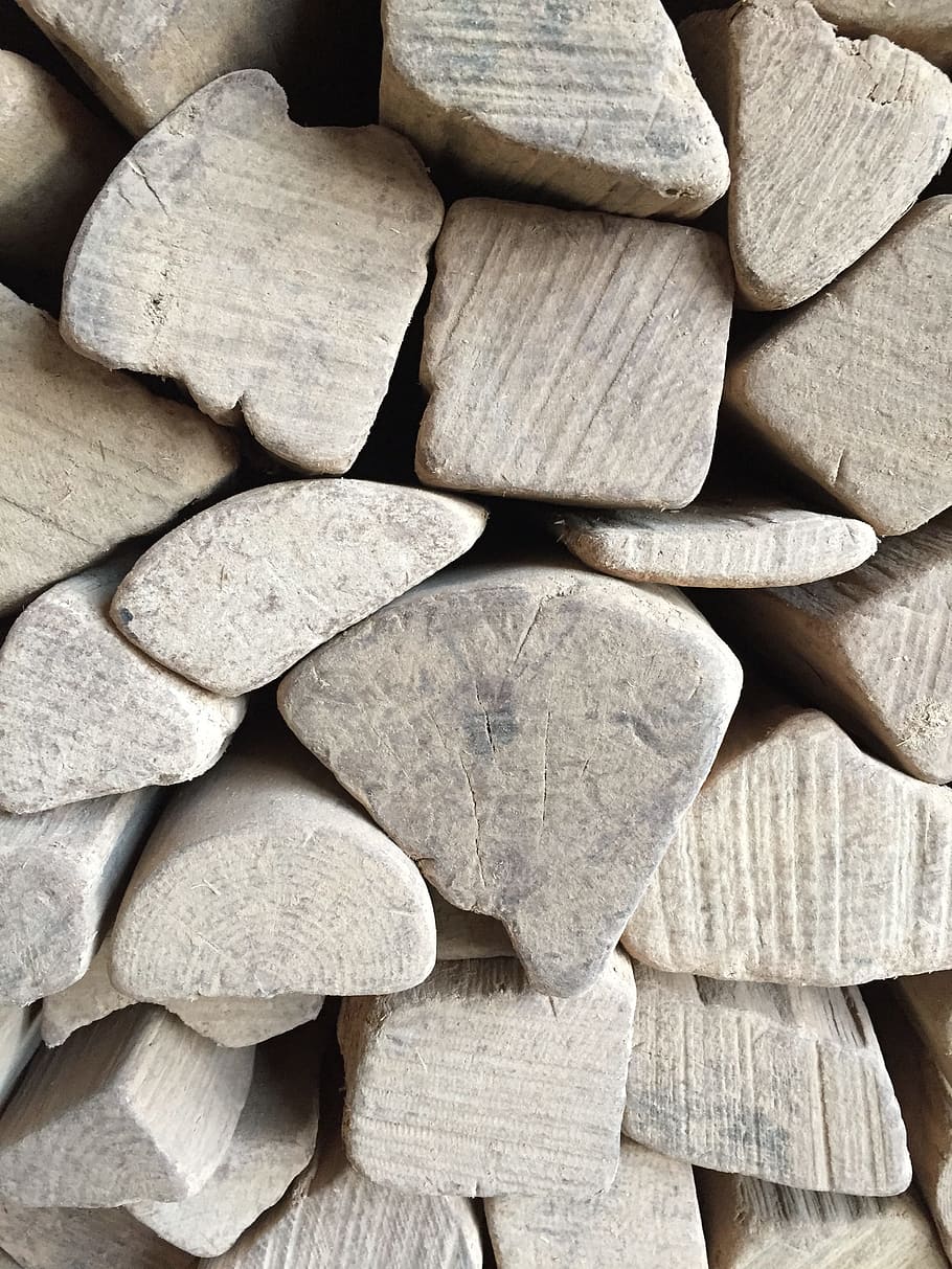 wood, firewood, firewood stack, full frame, backgrounds, large group of objects HD wallpaper