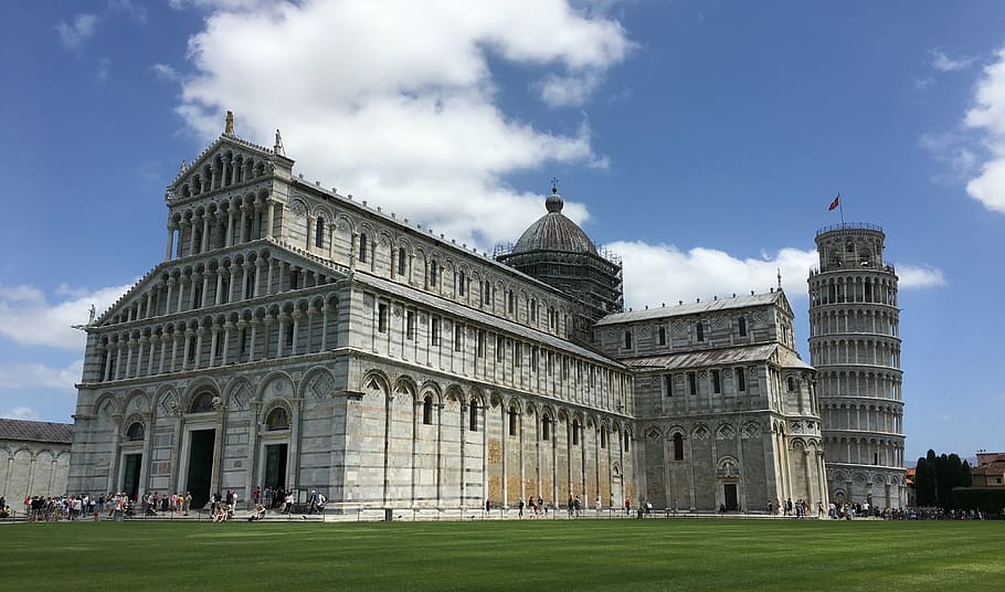 pisa, tower, dome, architecture, building exterior, built structure HD wallpaper