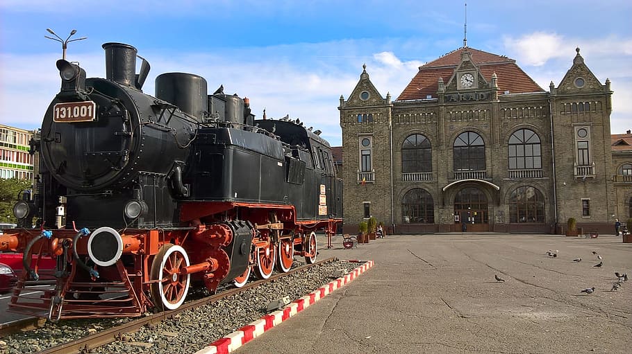 arad, rail, train station, architecture, rail transportation HD wallpaper