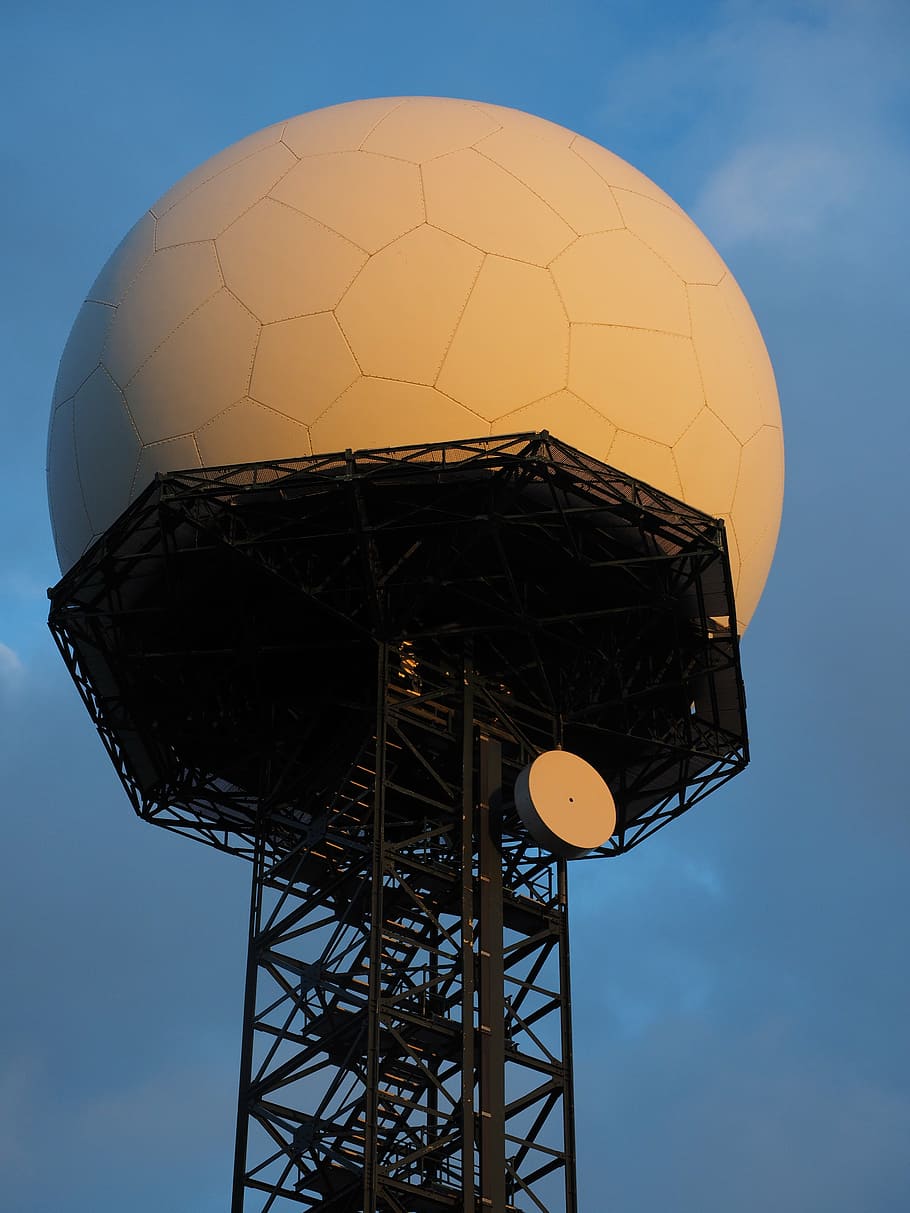 radar equipment, balloon-like, white, transmitter, transmission, HD wallpaper