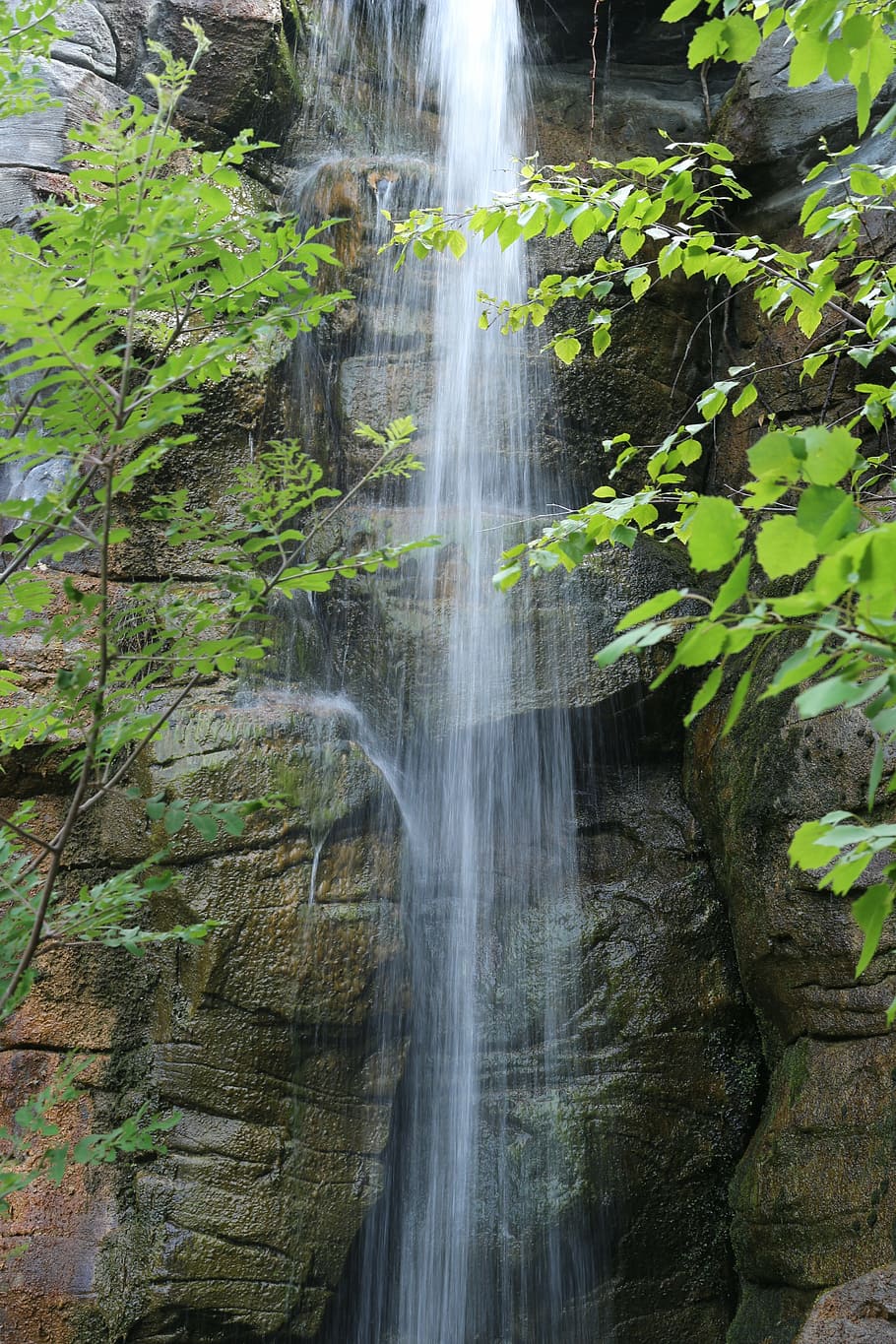 waterfall, movement, dynamics, scenics - nature, motion, long exposure HD wallpaper
