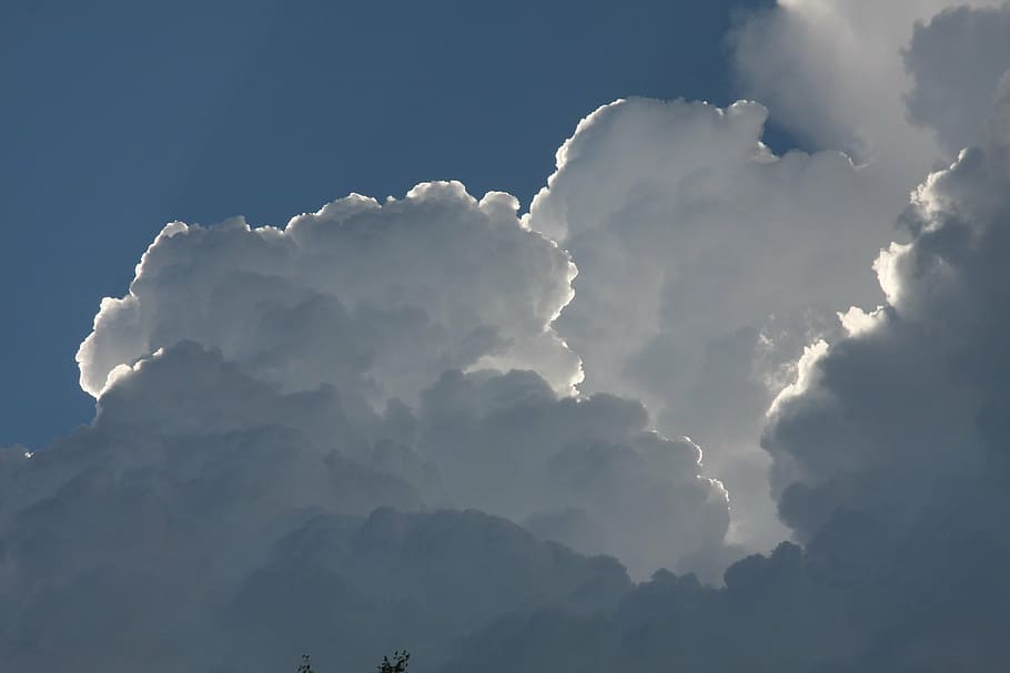 clouds, sky, sunlight, nature, weather, cloud - Sky, blue, beauty in nature HD wallpaper
