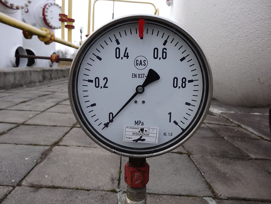 Manometer, Crude Oil, Mine, Extraction, crude oil mine, instrument of measurement HD wallpaper
