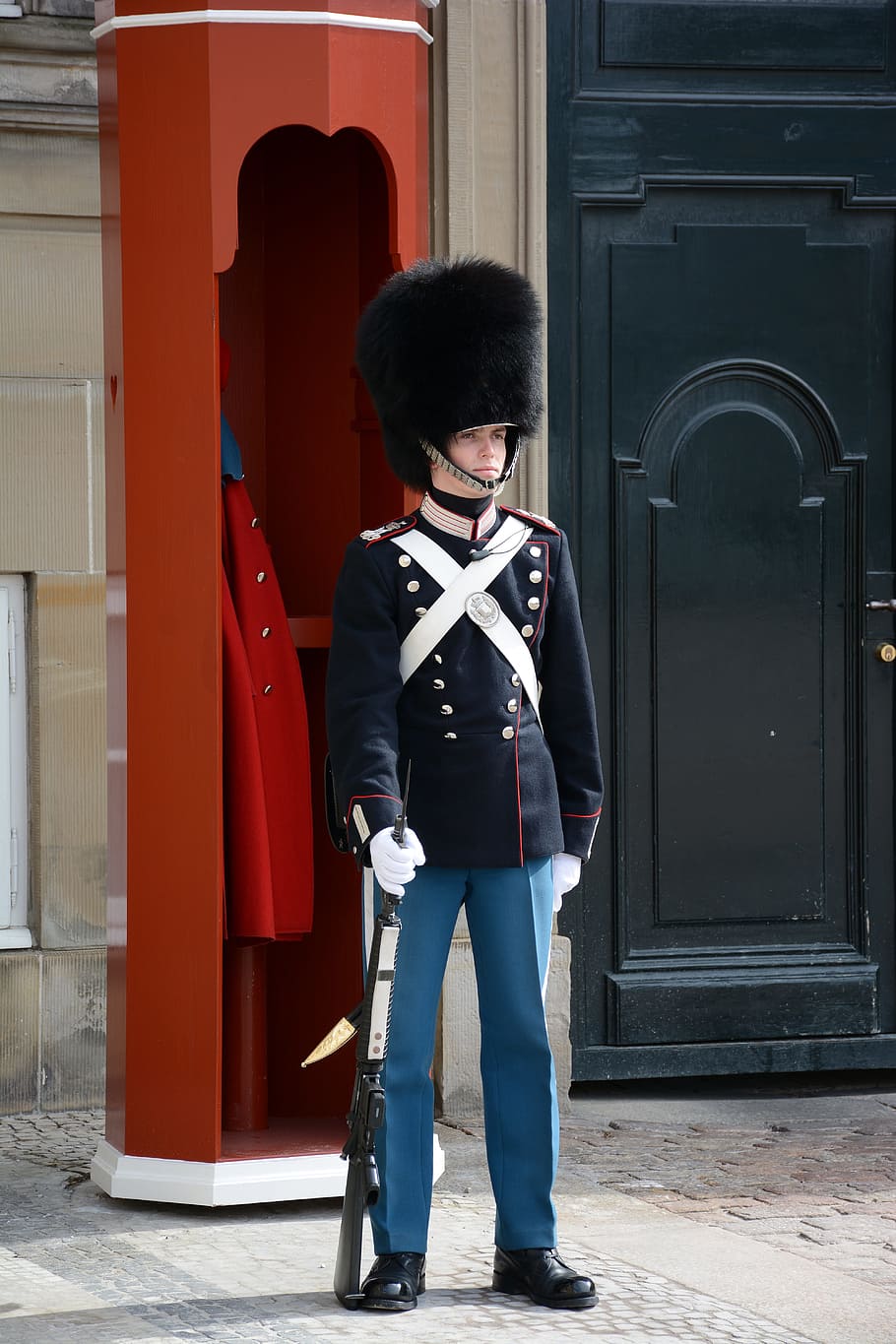 soldier, denmark, danish, uniform, historic, tourist, military HD wallpaper