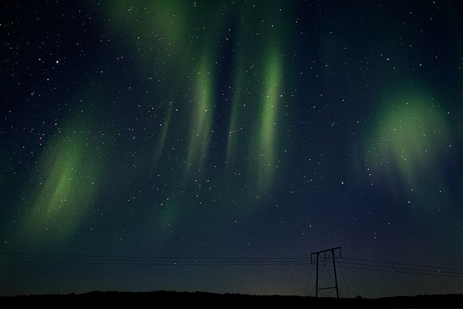 aurora borealis during night time, photo of polar light, sky HD wallpaper