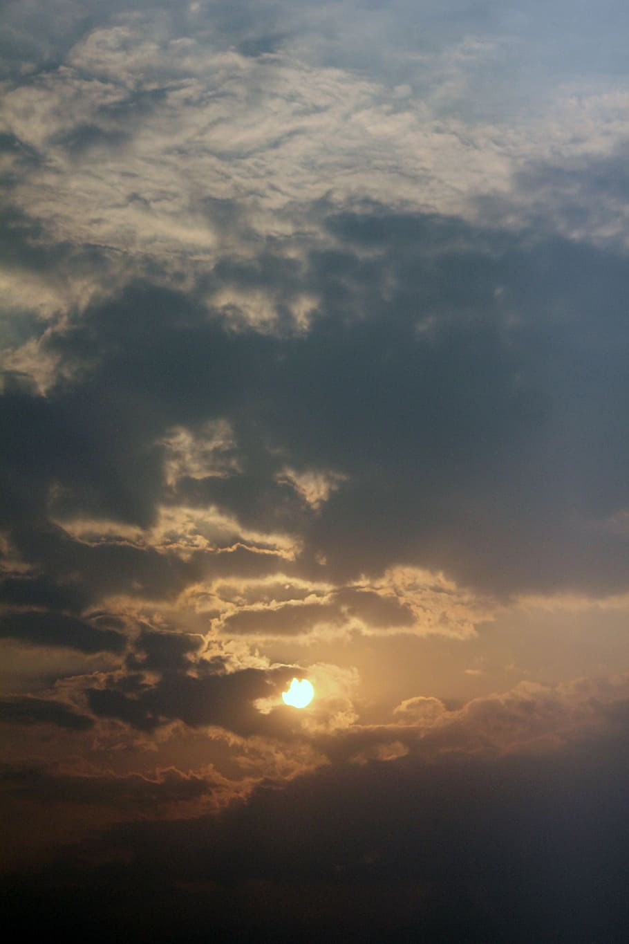 sunset, clouds, cloudscape, sky, heaven, sunshine, nature, sunrise HD wallpaper