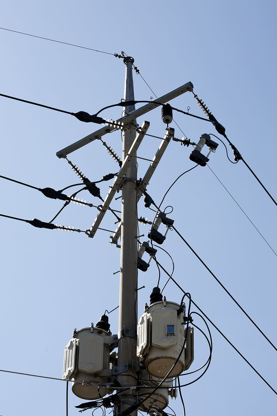 pole, electric, frontline, power, jeonju, republic of korea HD wallpaper