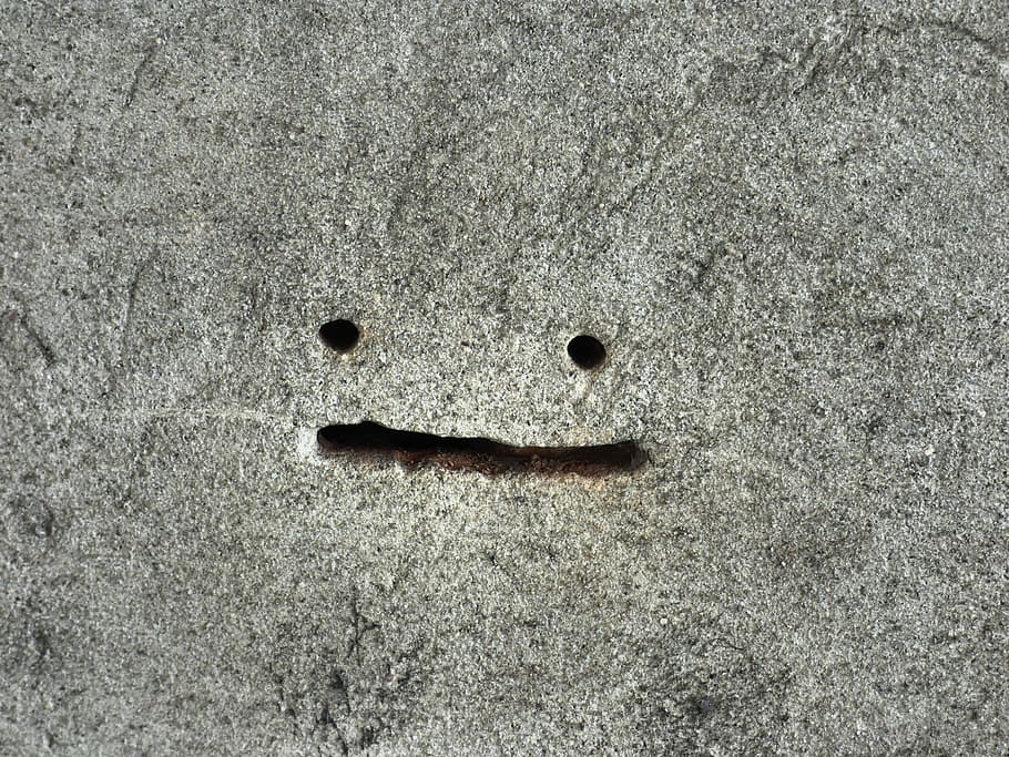 Smile, Wall, Texture, joy, outdoors, textured, day, no people HD wallpaper