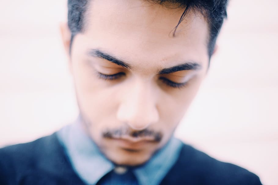 people, man, guy, sad, alone, one person, portrait, adult, headshot HD wallpaper