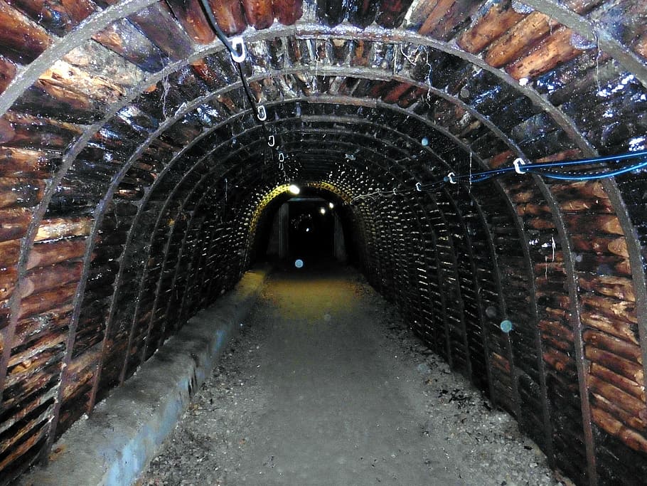 open pit mining, mine, dare, mine devil reason, rock, tunnel HD wallpaper