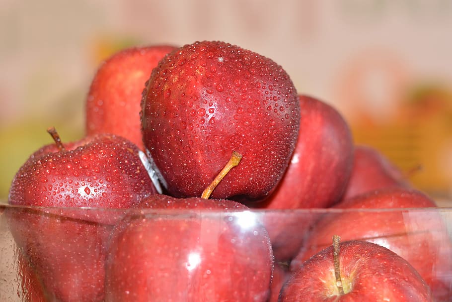 apples, fruit, red, many, healthy, fresh, ripe, food and drink HD wallpaper