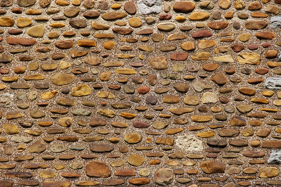 Stone, Stone, Stone Wall, Texture, Old, pattern, rough, brown, HD wallpaper