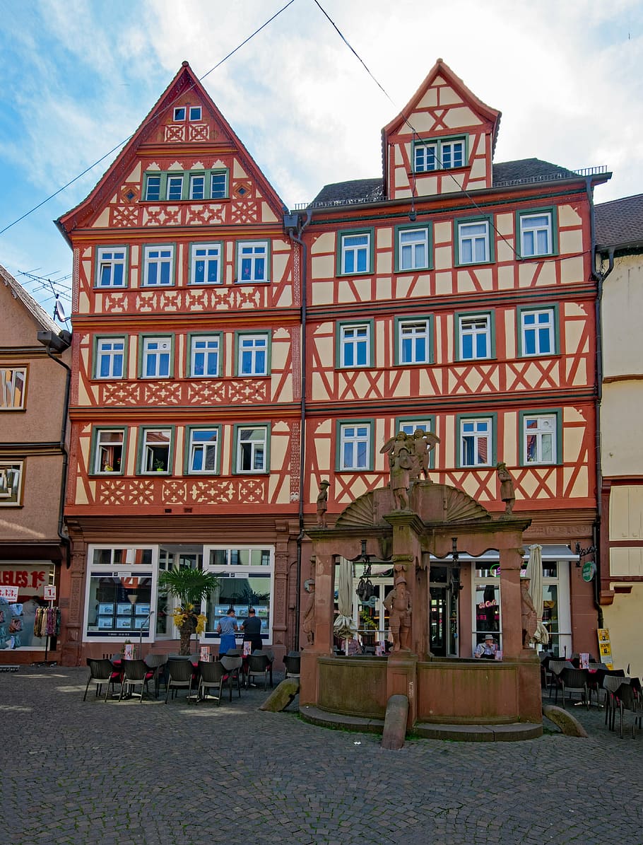 wertheim, baden württemberg, germany, old town, old building, HD wallpaper