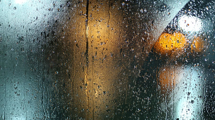 dew drops on glass photography, water, rain, wet, window, glass - material HD wallpaper
