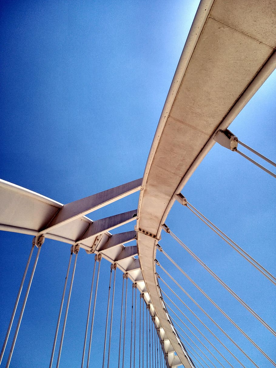 Calatrava, Singular, Reflection, urban, metallized, path, sidewalk HD wallpaper