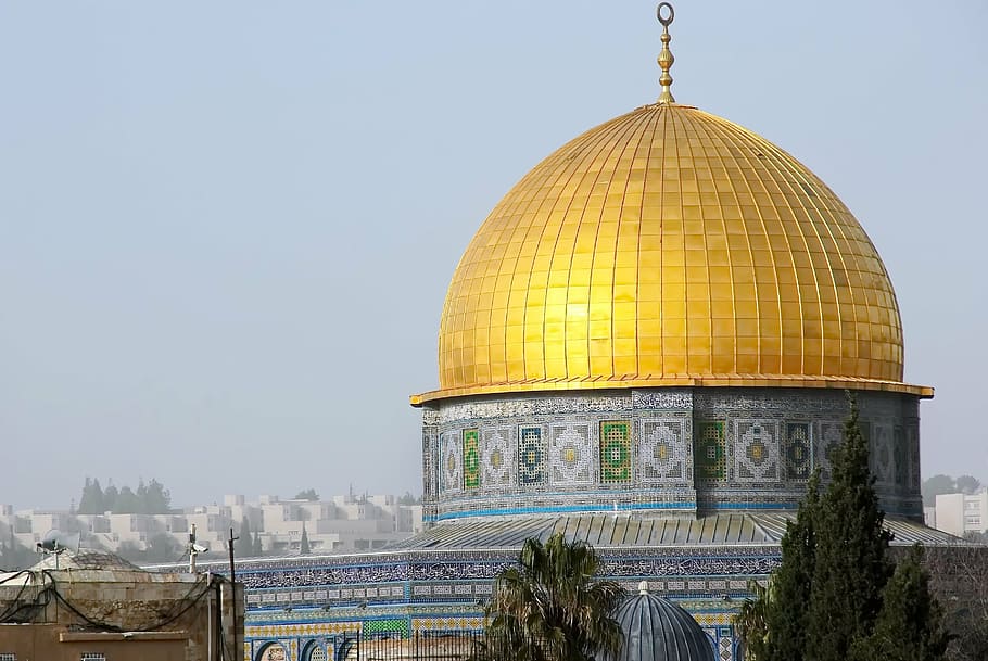 israel, jerusalem, dome, rock, mosque, holy place, religion