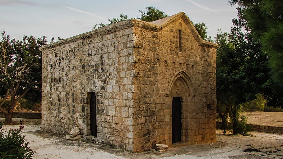Cyprus, Ayia Napa, Varvara, Chapel, ayia varvara, church, monument, HD wallpaper
