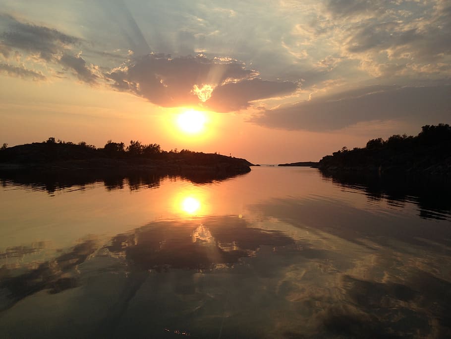himmel, sunset, cloud, the evening sky, summer, nature, landscapes HD wallpaper