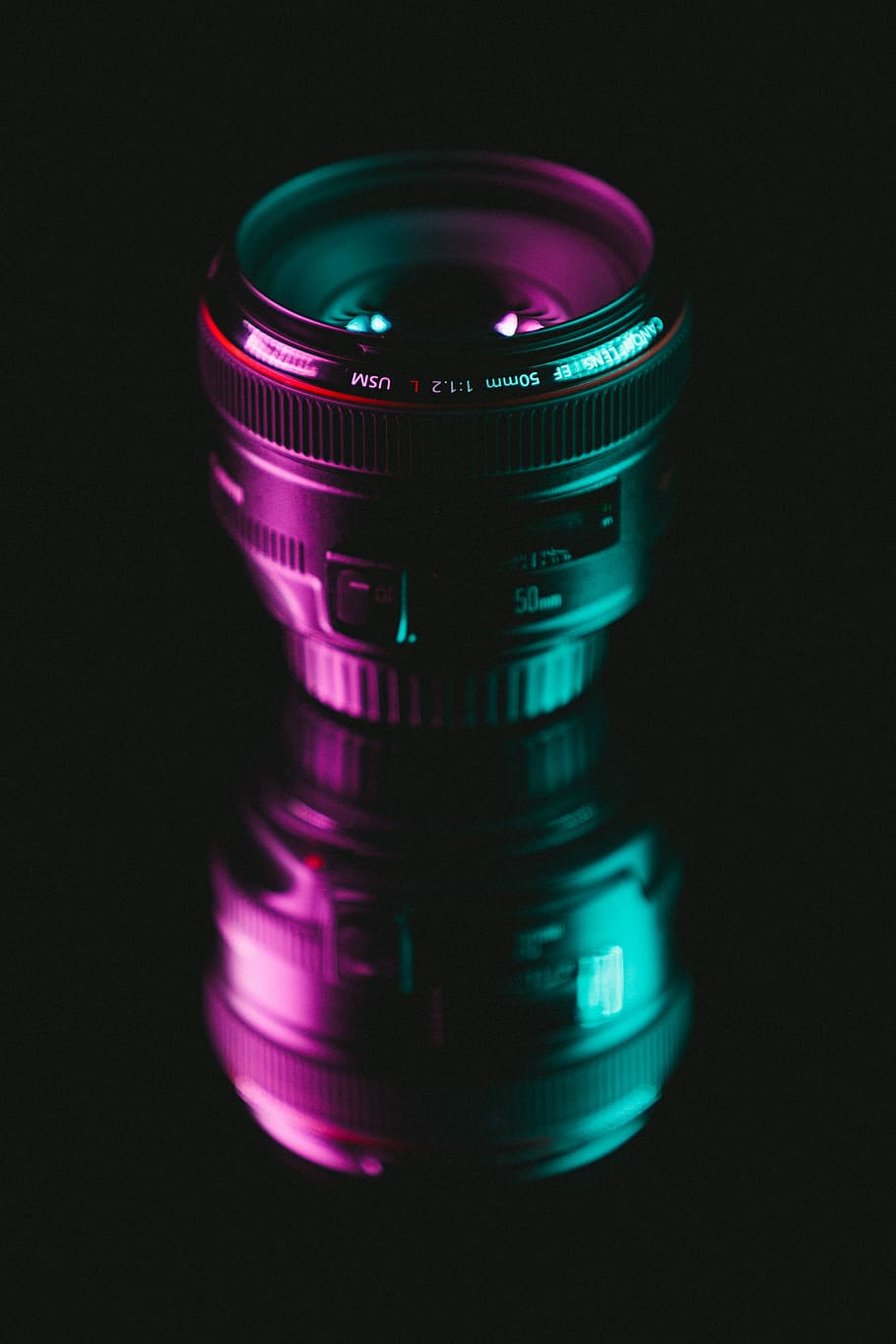 selective focus photography of camera lens, reflection, 50mm HD wallpaper