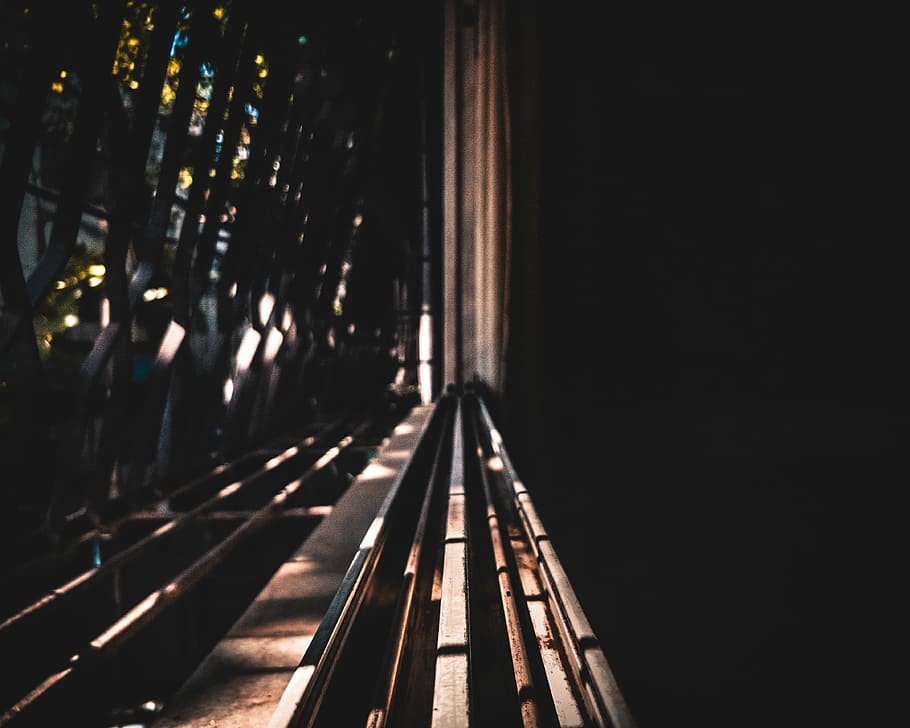 Life is straight, silhouette photo of gray surface, track, rail HD wallpaper
