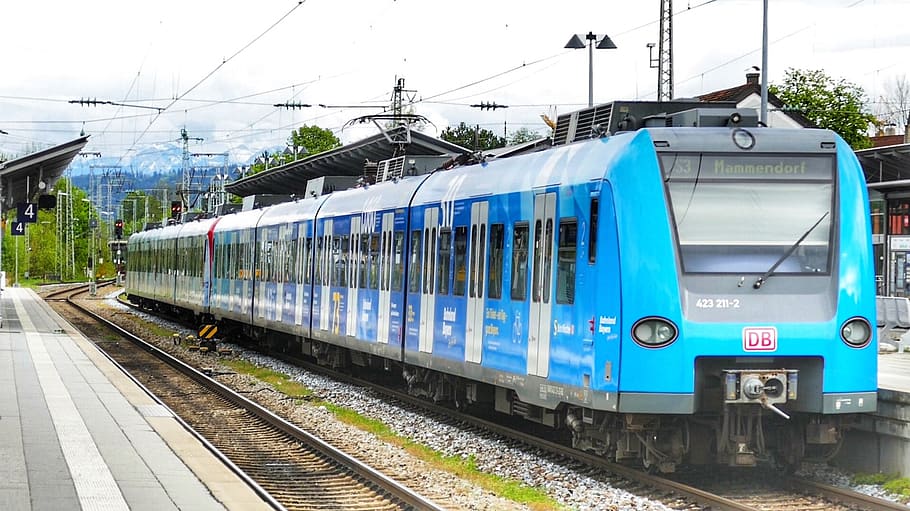 train, railway, railway line, transportation, mode of transportation HD wallpaper