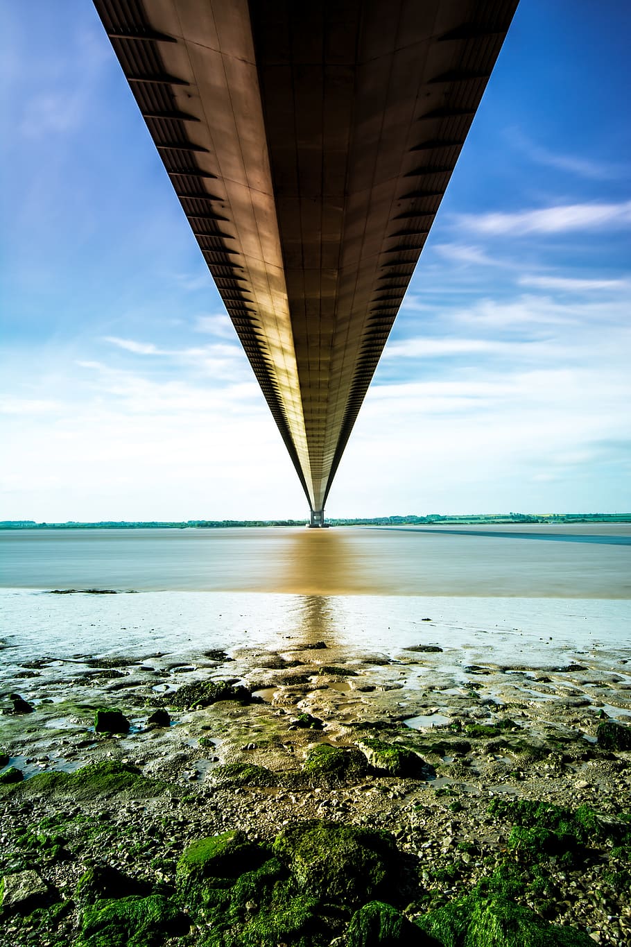 Humber Bridge, Bridge, River, Tidal, architecture, suspension HD wallpaper