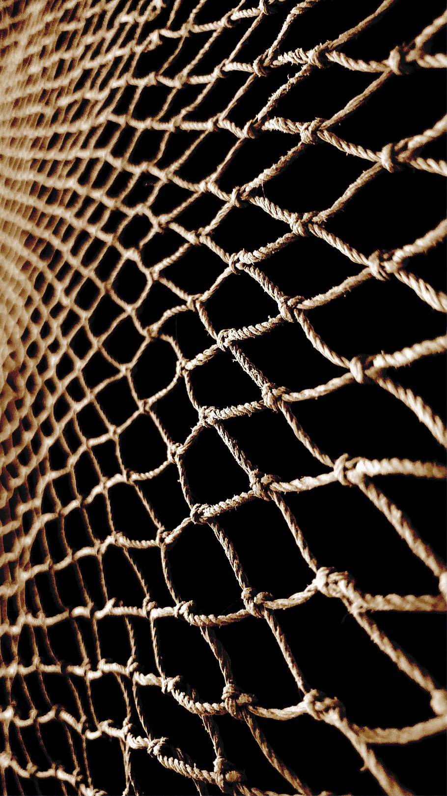 HD wallpaper: net, fishnet, fishing-net, dark, tool, pattern, full frame