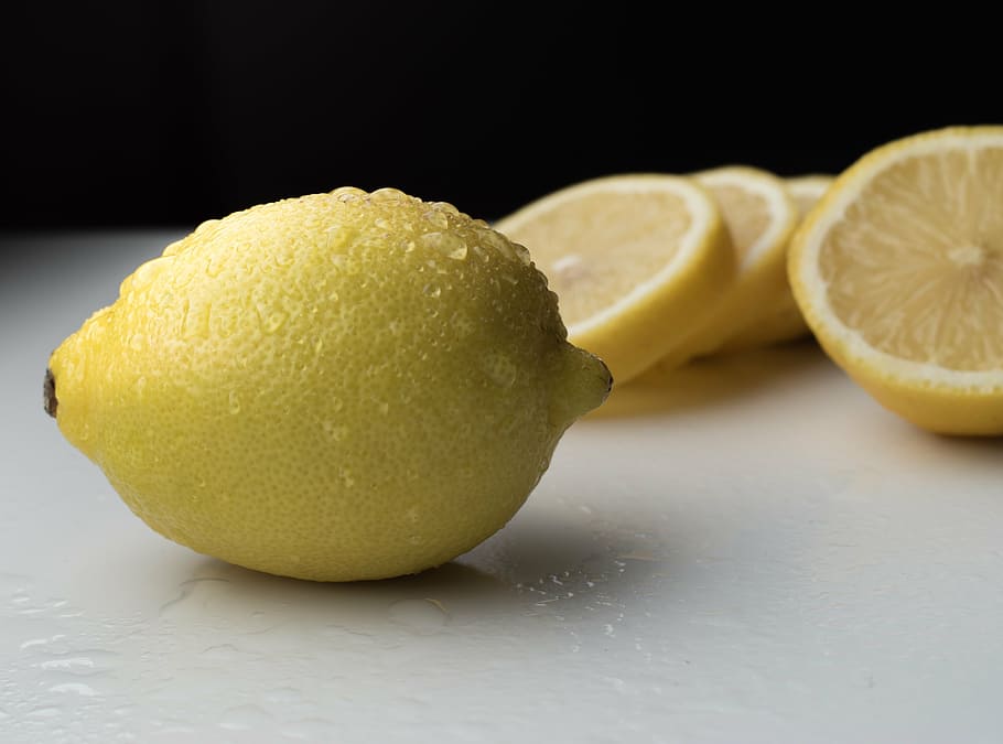 lemon, slices, yellow, lime, lemonade, color, sour, food, food and drink HD wallpaper