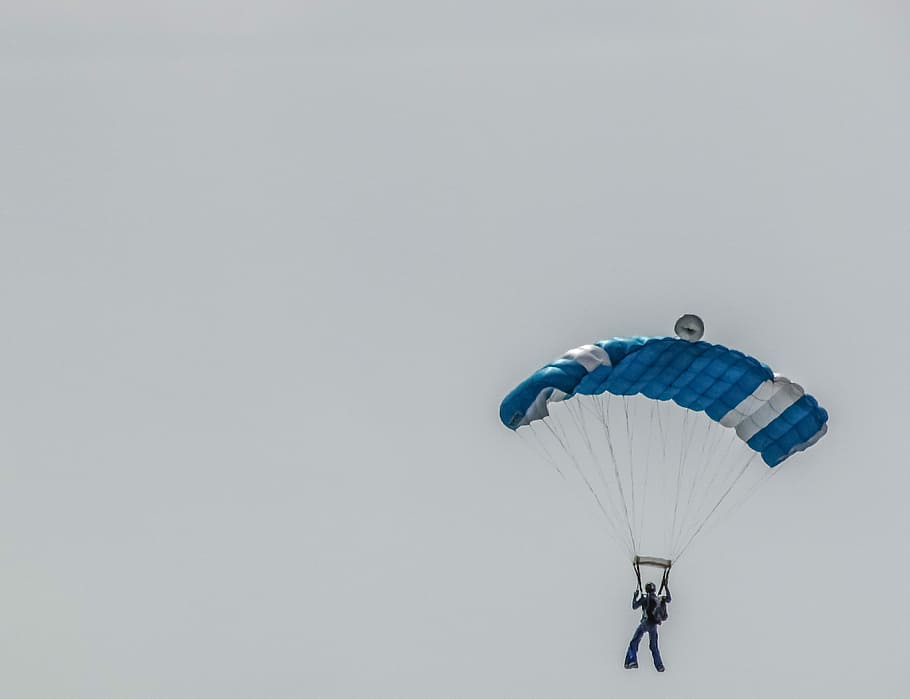 Sky Diving, Parachute, Extreme, Sport, falling, adventure, fly, HD wallpaper